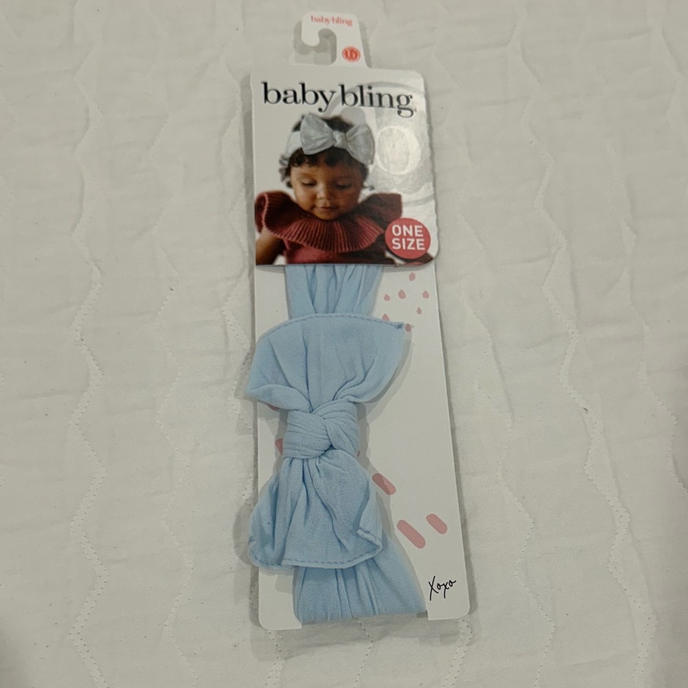 Baby Bling Headband - light blue NWT!